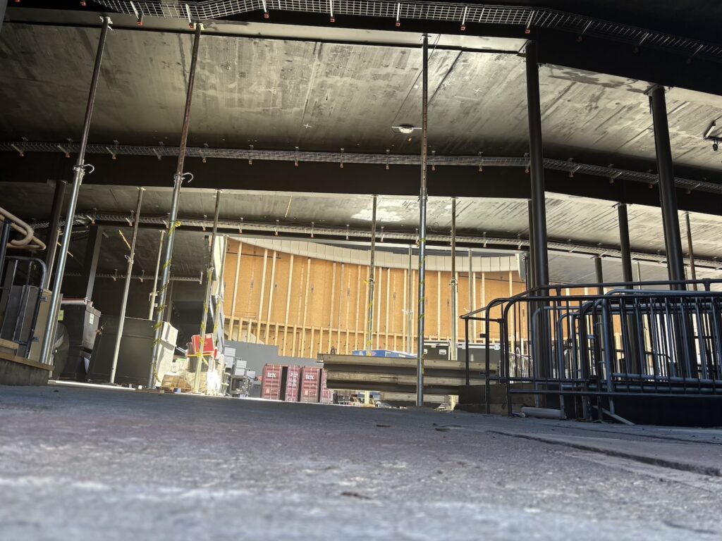 Inside the hollowed out Brooklyn Mirage 