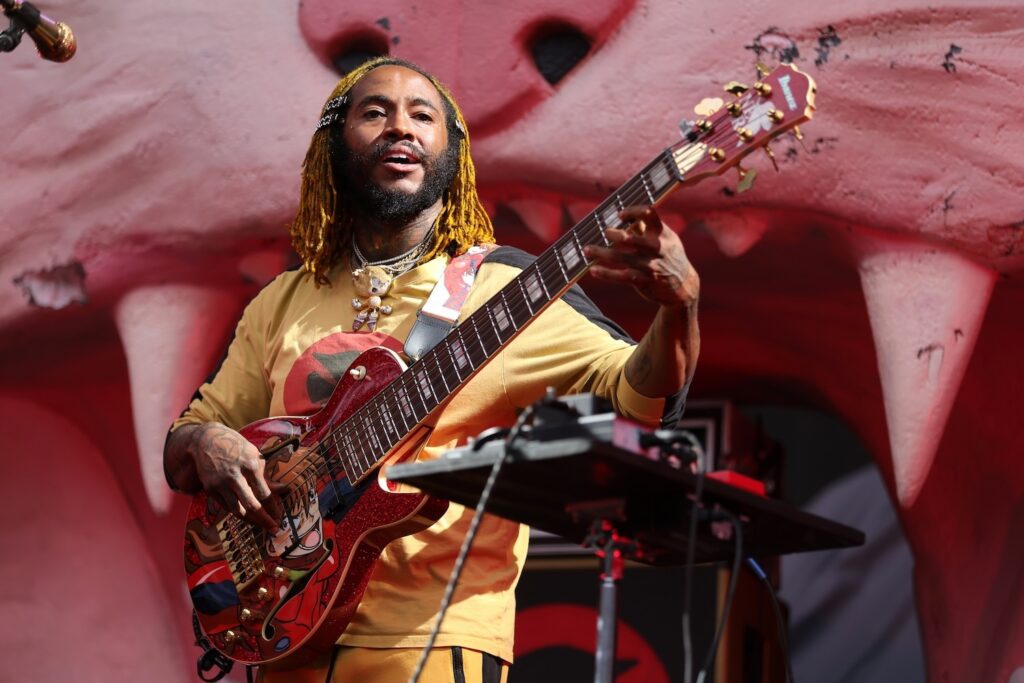Thundercat performing live in concert at MetLife Stadium in 2022