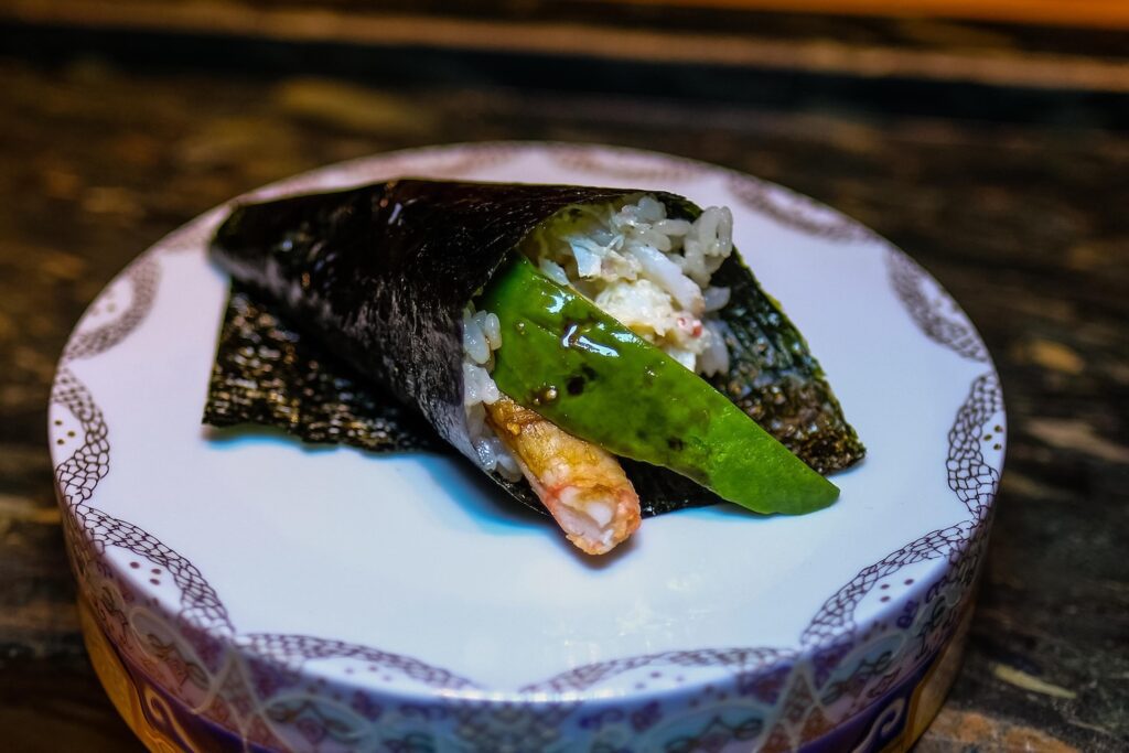 Kani hand roll, $24 supplement, at Sushi Koju in the Ace Hotel in Downtown Brooklyn