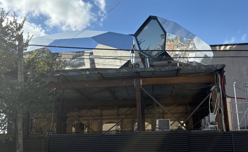 Outside Brooklyn Mirage