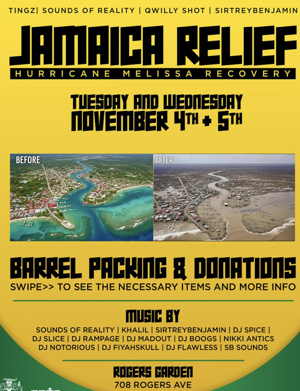 Funkin’ For Jamaica: A Guide To Fundraisers for Hurricane Melissa Relief