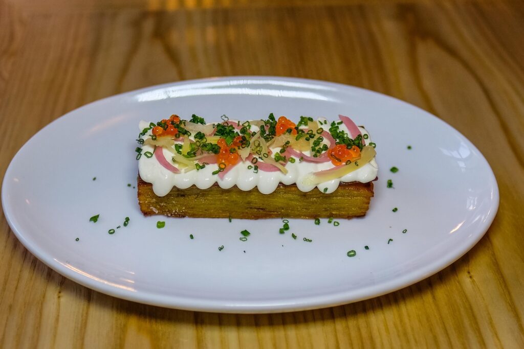 "1,000 Layer" Japanese sweet potato, $18, at Good Days in Williamsburg, Brooklyn
