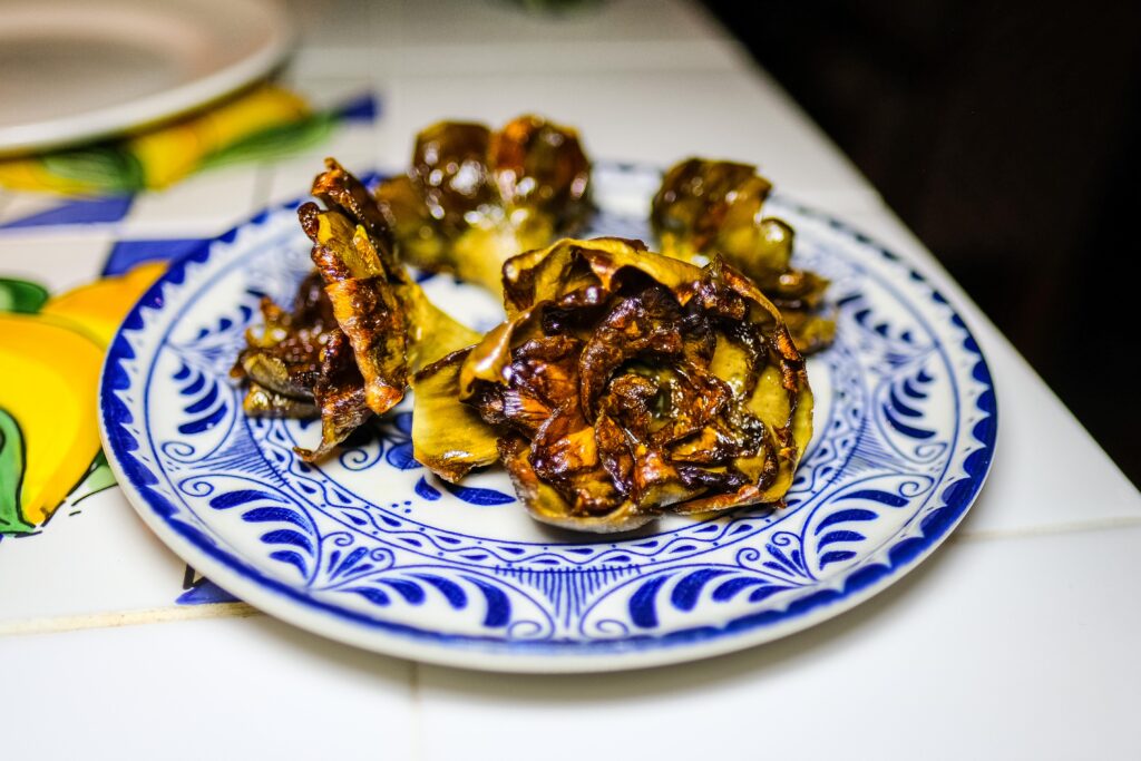 Pan-fried whole baby artichokes, $15, at Il Leone in Park Slope, Brooklyn