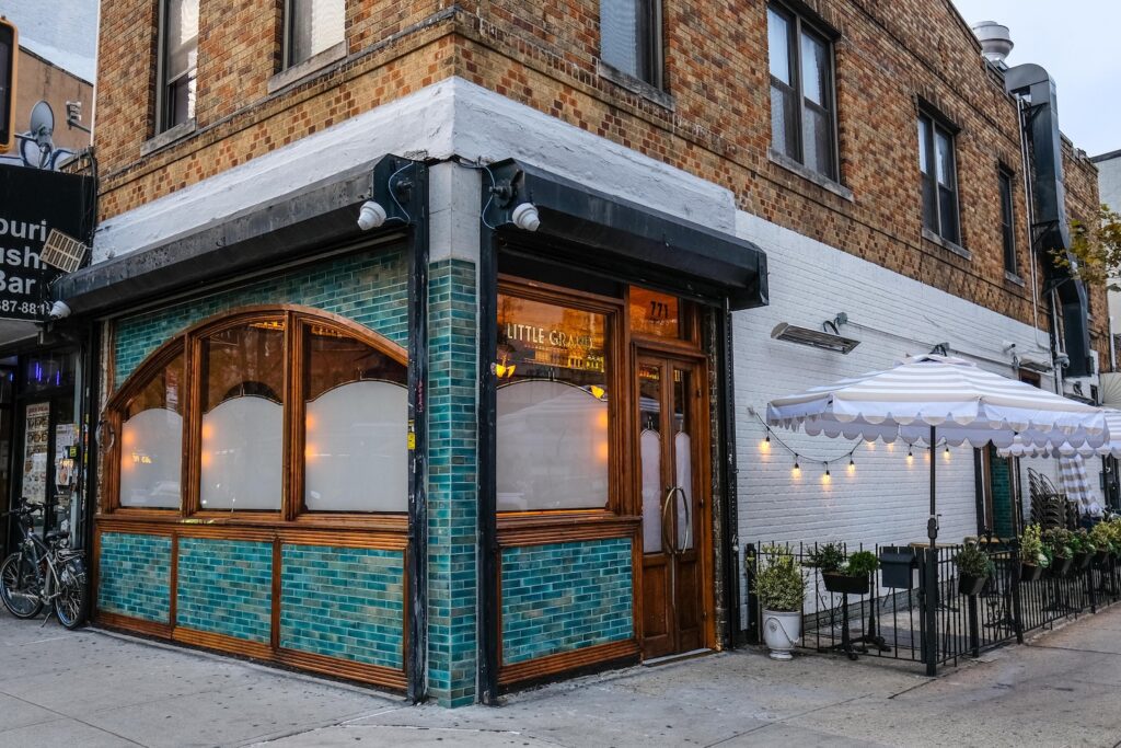 Entrance to Little Grand in East Williamsburg