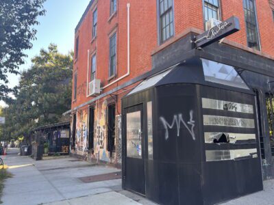 Entrance to Chilo's in Bed-Stuy, Brooklyn