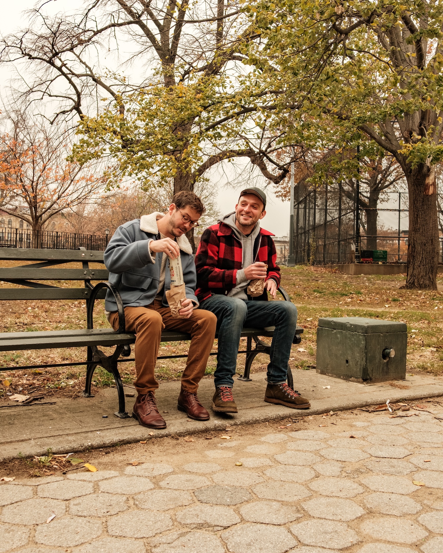 Park regulars, Dylan Goodwin and Ricky Moson