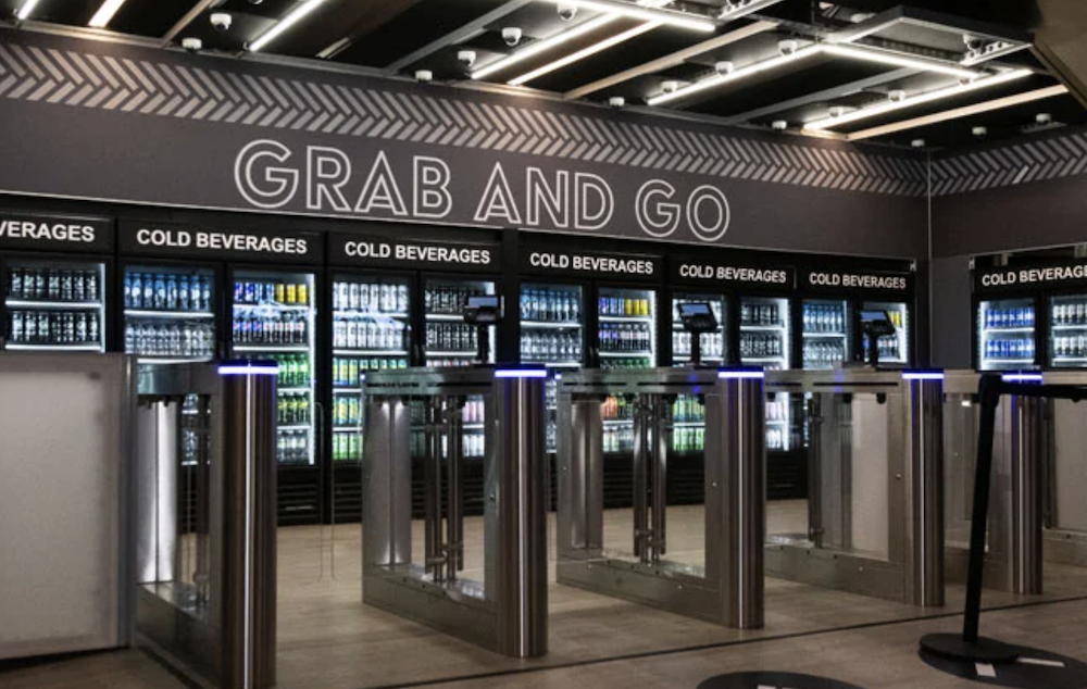 A Grab and Go snack station at Barclays Center in Brooklyn