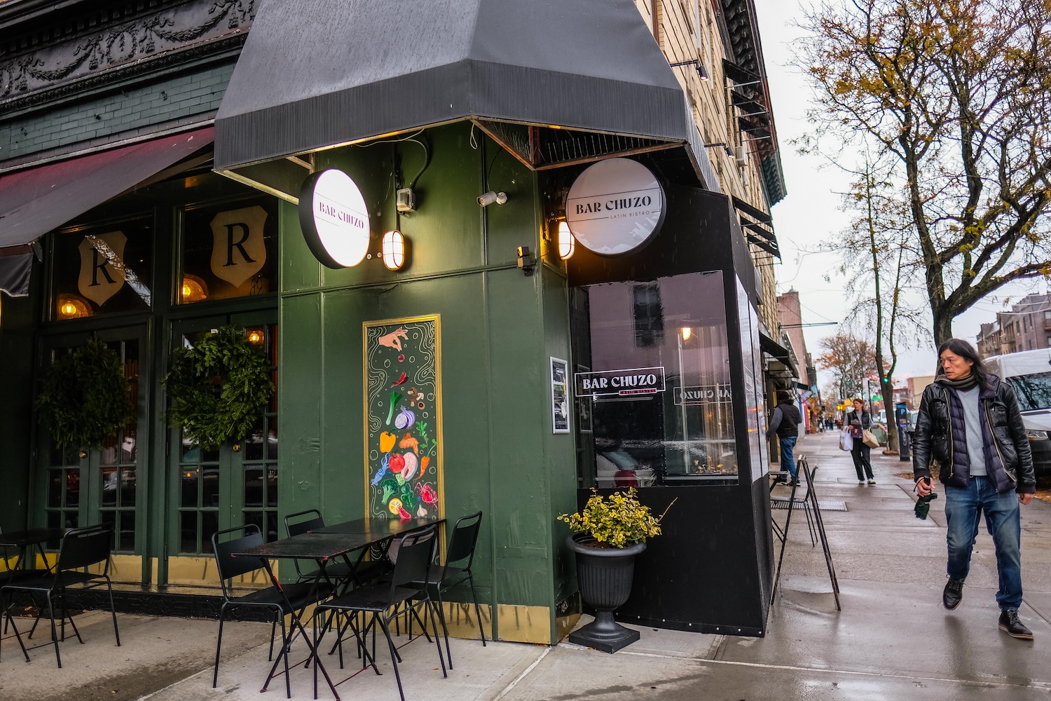 The entry to Bar Chuzo in Bay Ridge, Brooklyn