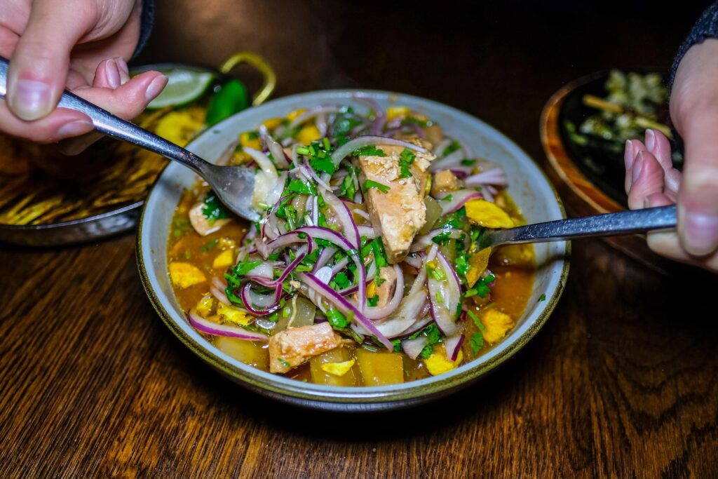 Encebollado, $25 at Bar Chuzo in Bay Ridge, Brooklyn