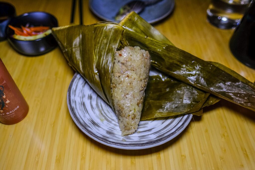 Sticky rice with sausage, $9 from Falansai in Greenpoint, Brooklyn