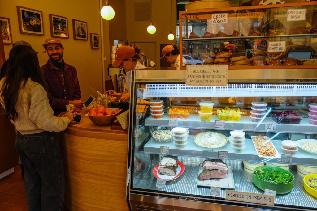 The counter at Gertie in Prospect Heights, Brooklyn