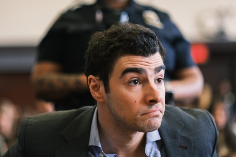 Luigi Mangione appears for a suppression of evidence hearing in the killing of UnitedHealthcare CEO Brian Thompson in Manhattan Criminal Court on December 8, 2025 in New York City. Mangione's lawyers will argue to have the evidence thrown out because police officers allegedly did not read Mangione his Miranda rights and did not have a proper warrant when they searched his backpack at a Pennsylvania McDonald's last December. He is accused of fatally shooting UnitedHealthcare CEO Brian Thompson and faces state and federal murder charges.