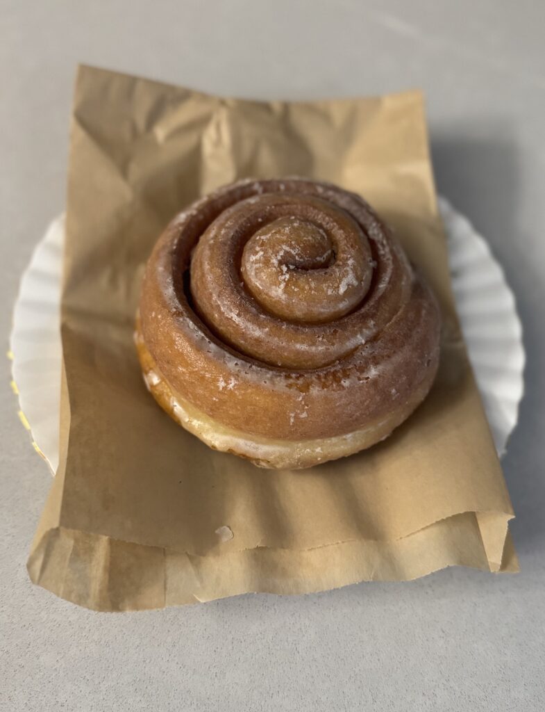 The honey bun from Amanda's Good Morning Cafe in Fort Greene, Brooklyn