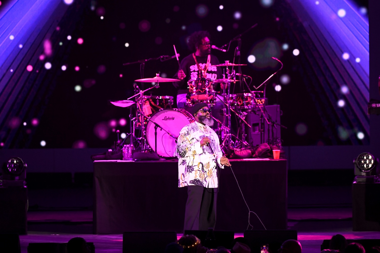 Black Thought and Questlove of The Roots perform onstage during the BET Experience - Roots Picnic: Hip-Hop is The Love of My Life at Hollywood Bowl on June 29, 2024 in Los Angeles, California.