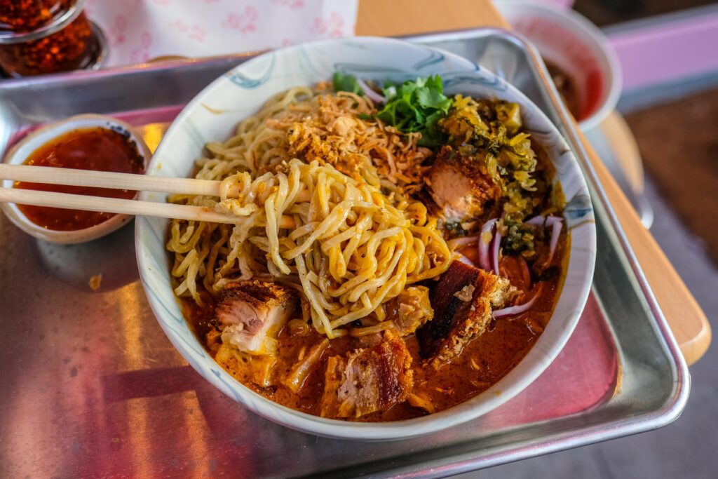 GiGi curry with crispy pork, $20.95