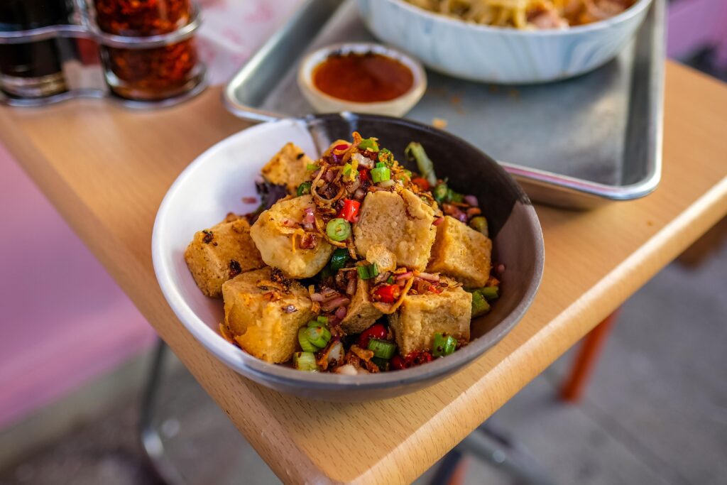 Chili crispy tofu, $8.95 