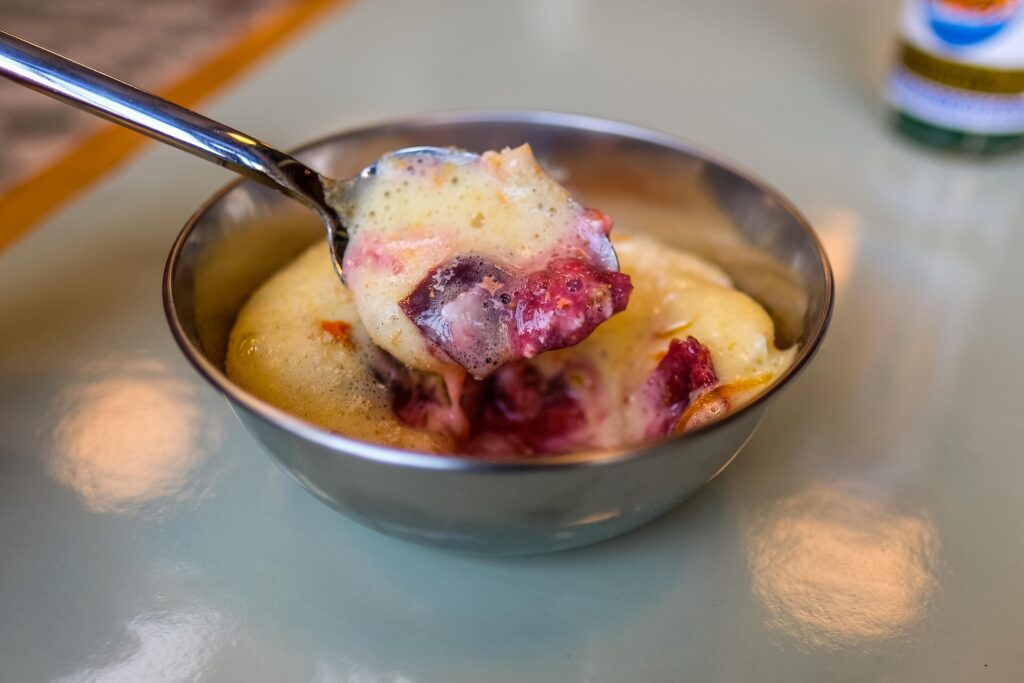 Angel food custard, $12, at Bodega Nights in Bushwick