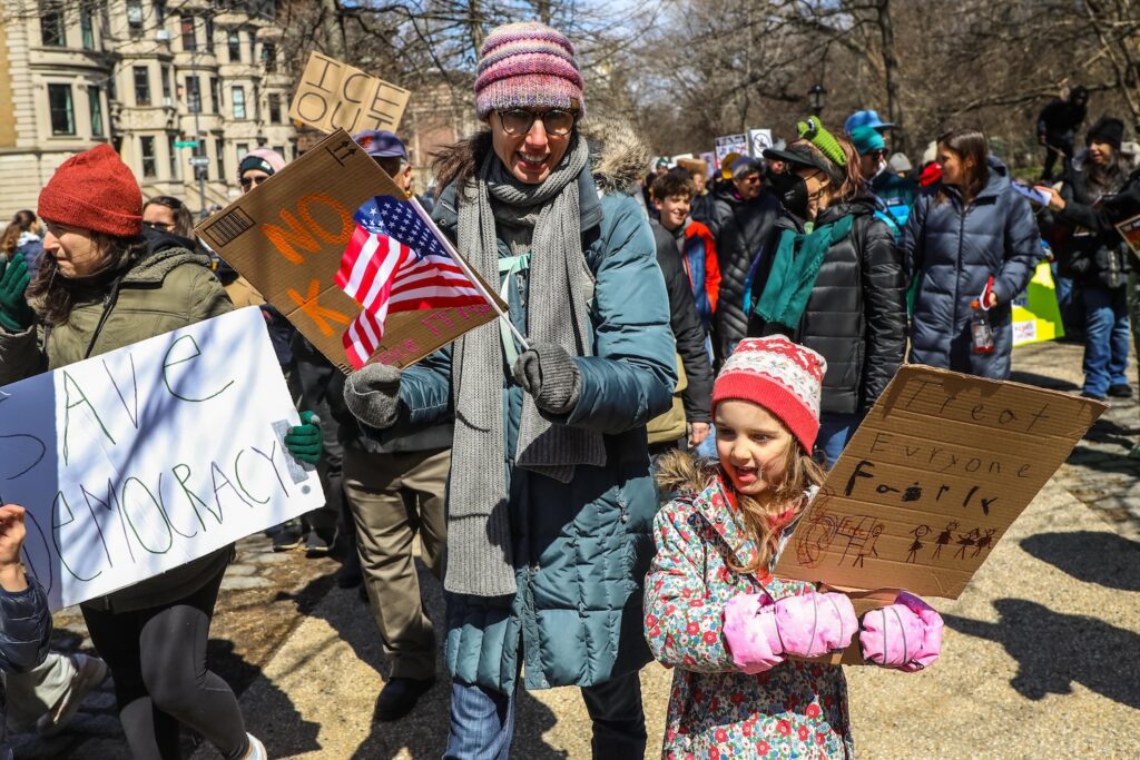 Thousands Join Nationwide No Kings Protest in Park Slope