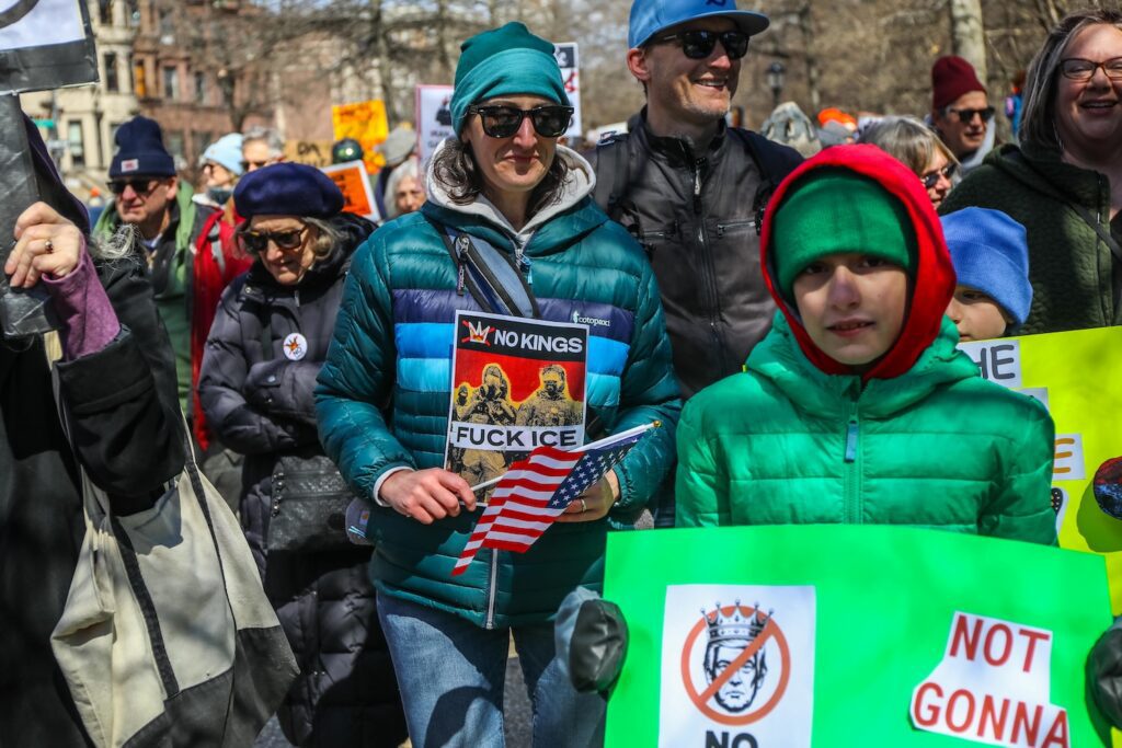 Thousands Join Nationwide No Kings Protest in Park Slope