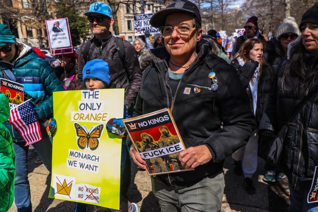 Thousands Join Nationwide No Kings Protest in Park Slope