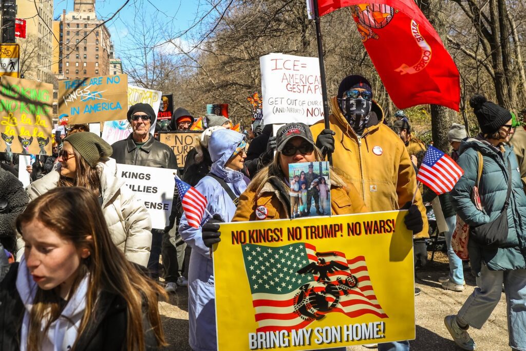 Thousands Join Nationwide No Kings Protest in Park Slope
