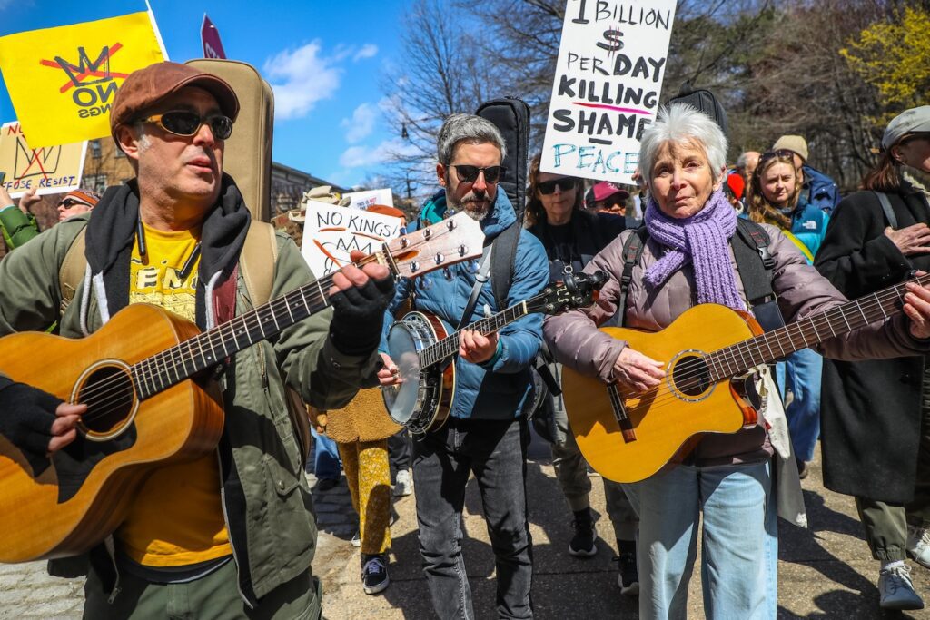 Thousands Join Nationwide No Kings Protest in Park Slope