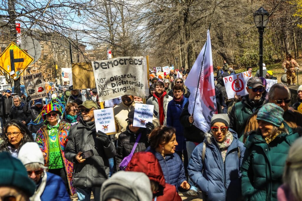 Thousands Join Nationwide No Kings Protest in Park Slope