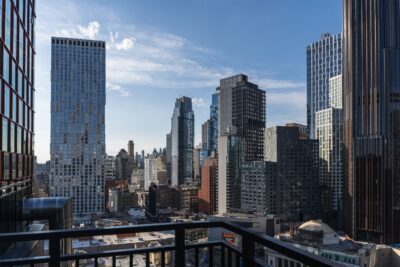 Downtown Brooklyn skyline from The Livingston Hotel.