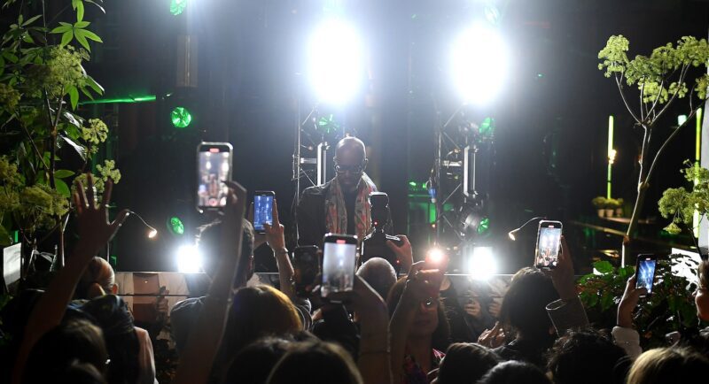 Black Coffee DJ performs during the event at Starbucks Roastery on May 21, 2024 in Milan, Italy. In a celebration of duality, the creation of the 'Duetto' drink at Milano Starbucks Roastery brings together two opposite universes - light and dark roast - to seamlessly create a harmonious blend.