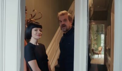 Lily Allen and David Harbour touring their former Cobble Hill home for Architectural Digest.