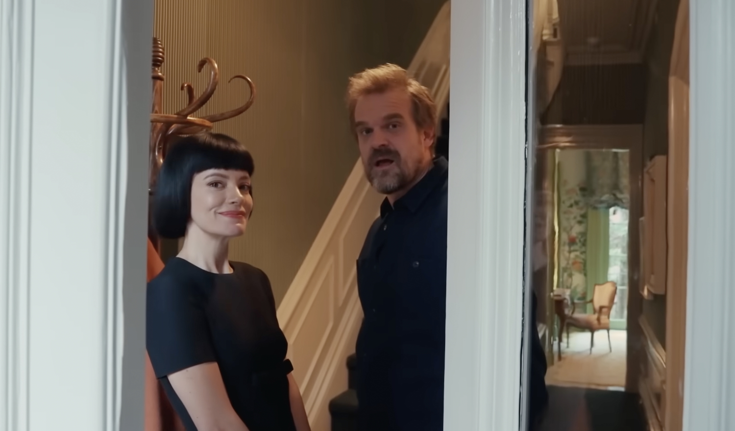 Lily Allen and David Harbour touring their former Cobble Hill home for Architectural Digest.