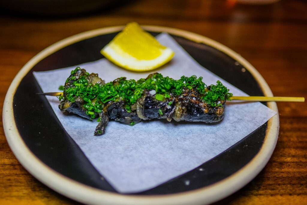 Snail skewer, $8, at Arthur in Greenpoint, Brooklyn