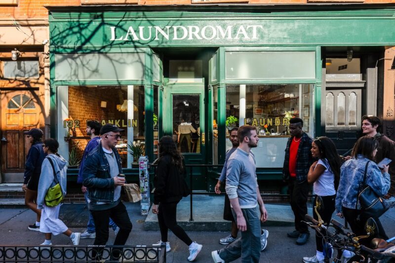 The entrance to Arthur in Greenpoint, Brooklyn