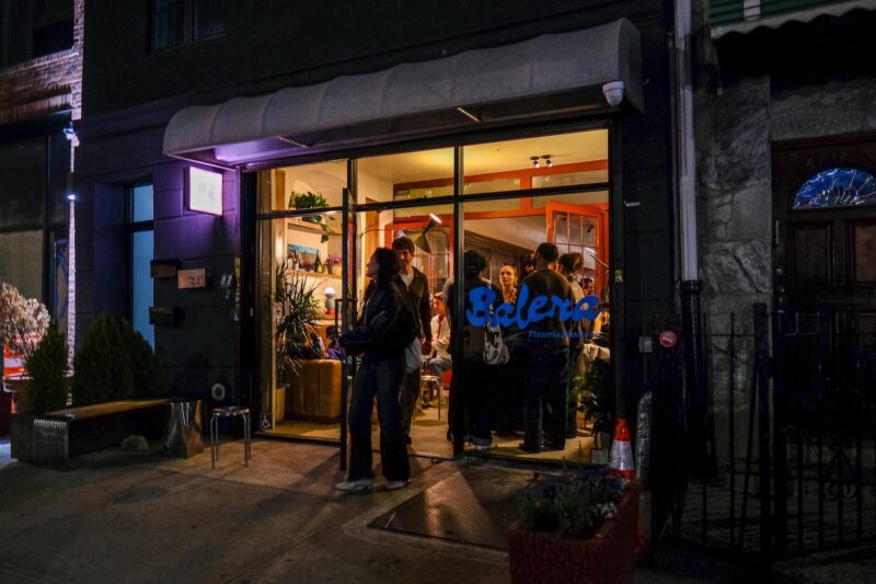 The entrance to Balera in Williamsburg, Brooklyn