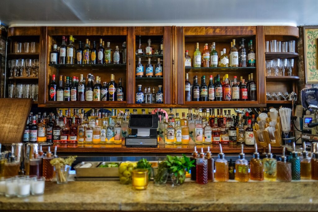 The new bar at Bar Ferdinando in Carroll Gardens, Brooklyn