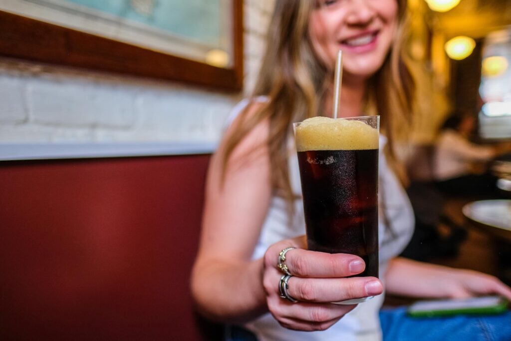 The espresso soda at Bar Ferdinando in Carroll Gardens, Brooklyn