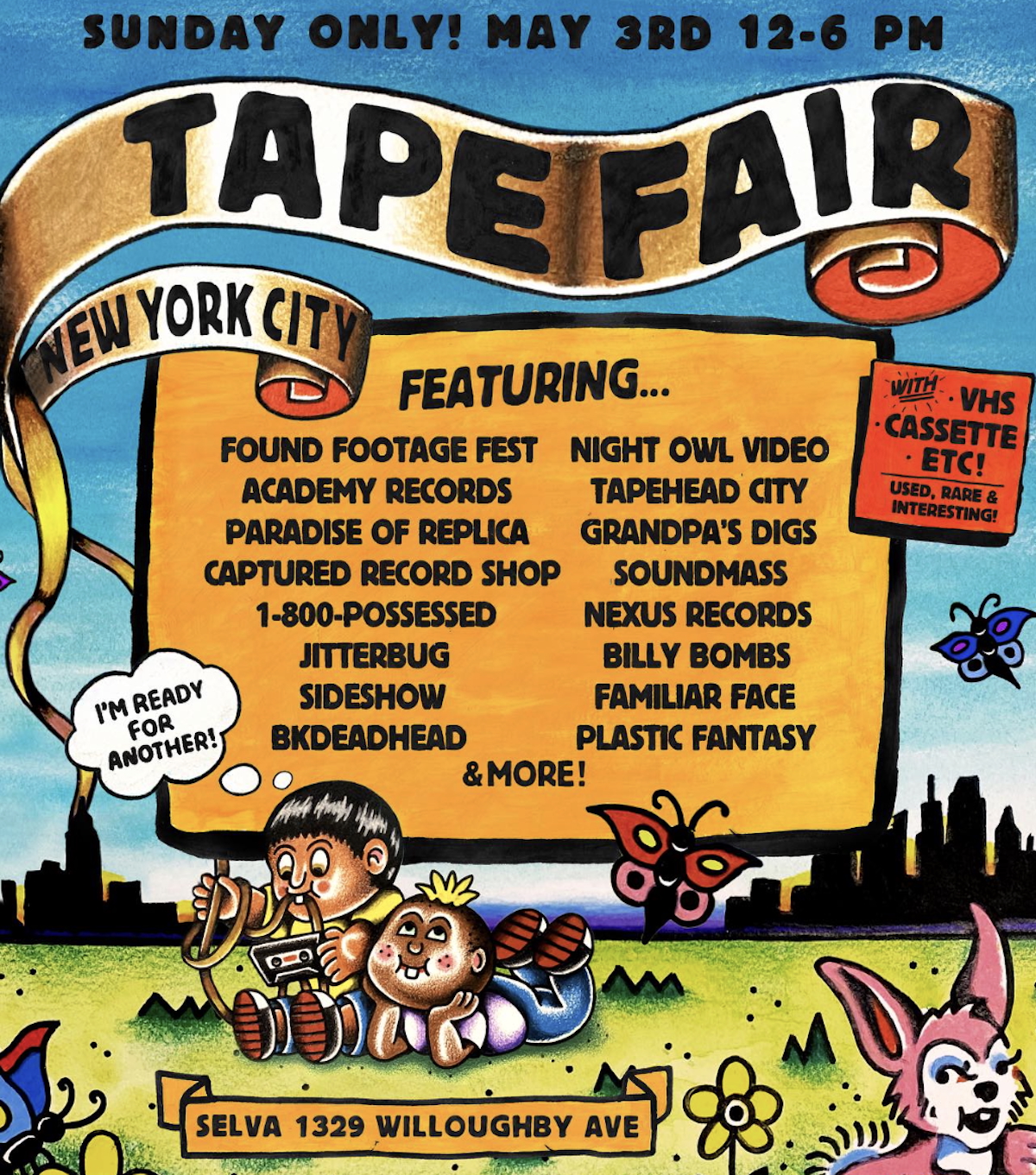 Weekend Guide: May Day, NYC Tape Fair, and Eric Andre's Electric Roller Boogie Freak Show