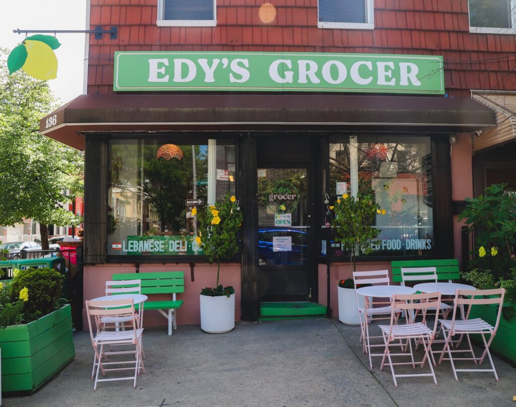 Entrance to Edy's Grocer in Greenpoint 