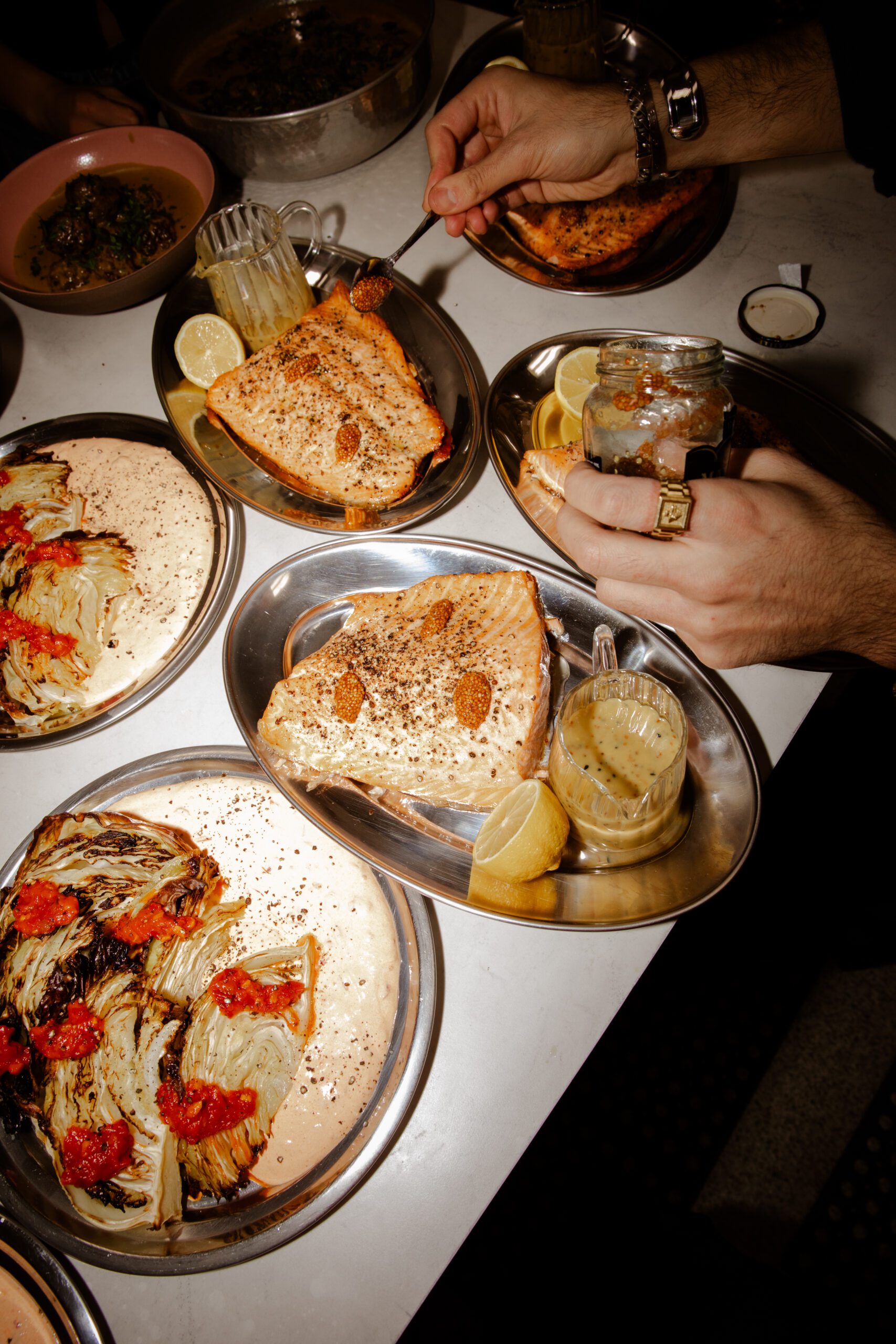 A catered meal from Edy's Grocer