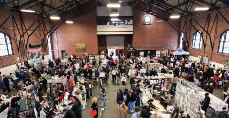 Shot of the vinyl convention in Philly