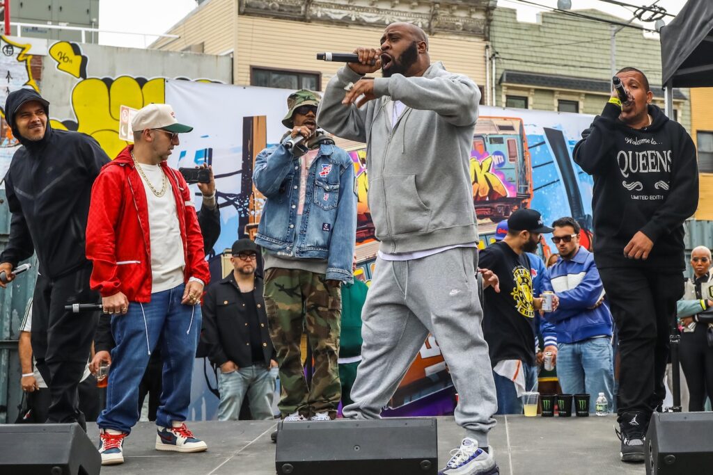 Royal Flush performing at the 15th annual Bushwick Collective block party