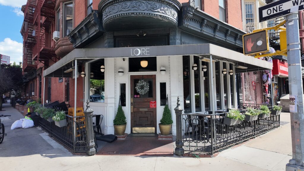 LORE restaurant Brooklyn