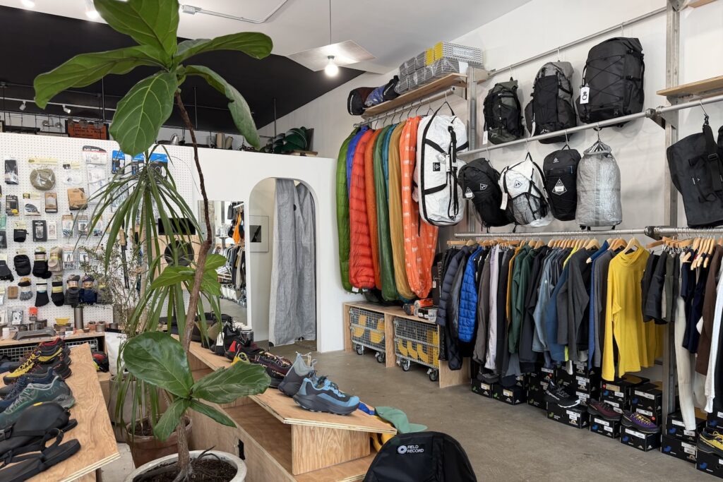 Contrasto, a new outdoor gear shop and cafe in Greenpoint, Brooklyn