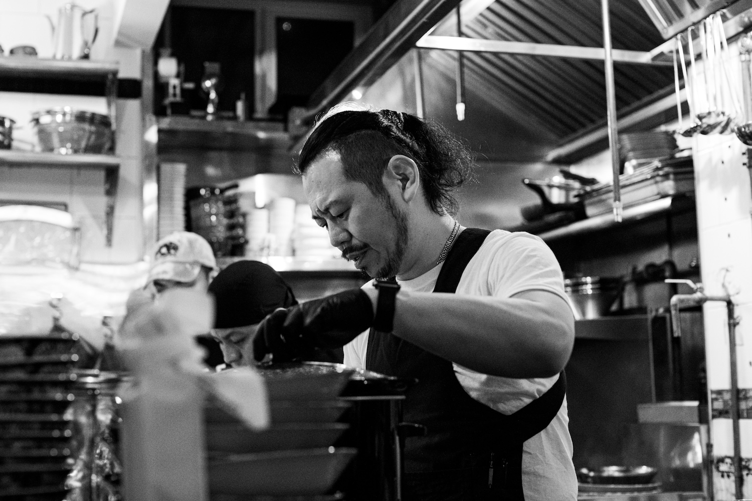 Ramen master chef Fumihiro Kanegae of Karazishi Botan