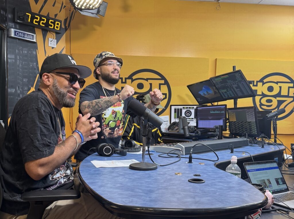 The Kid Mero hosting "Mero in The Morning" on Hot 97.