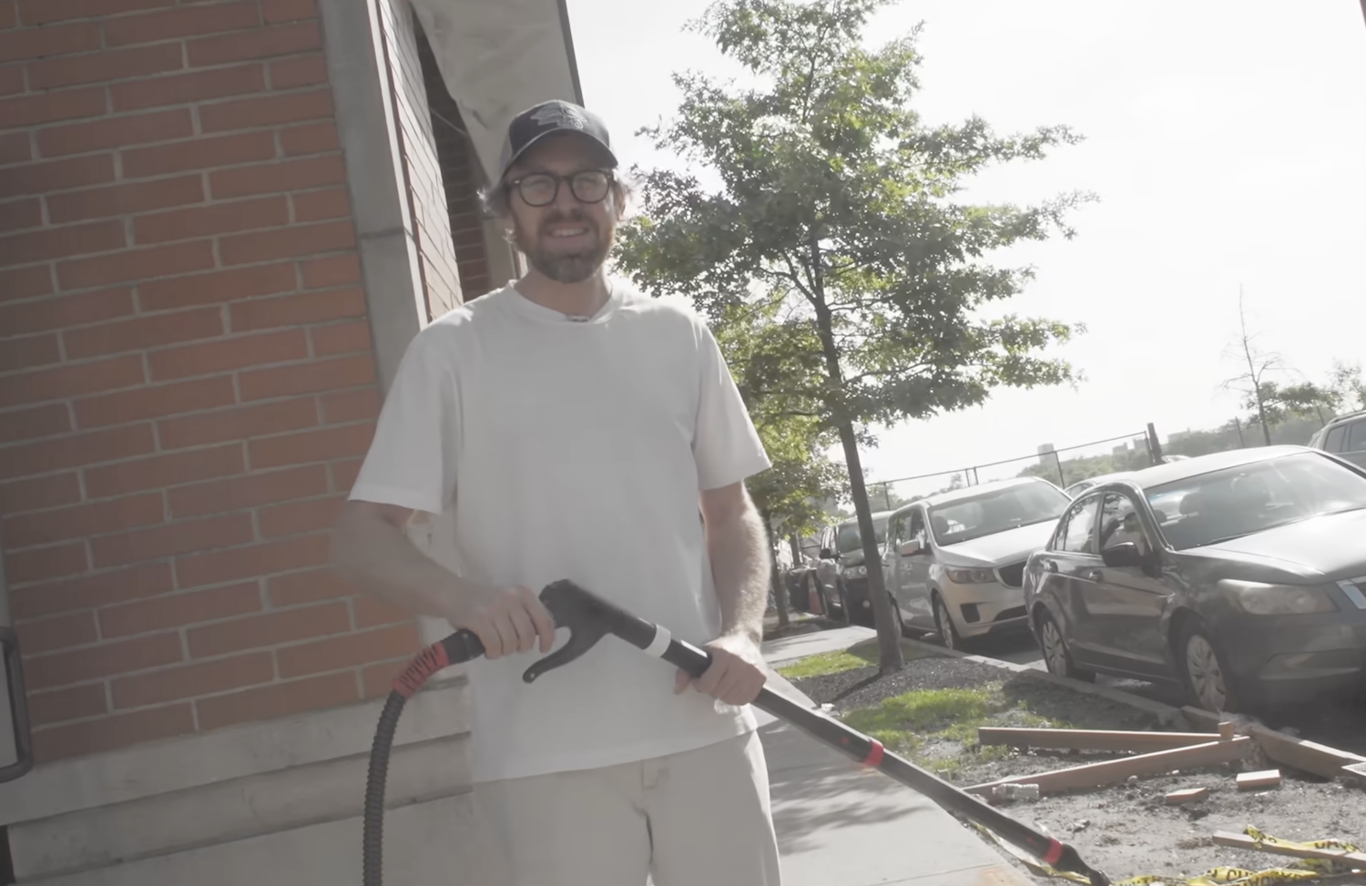 John Wilson in his directorial film debut, 'The History of Concrete.'