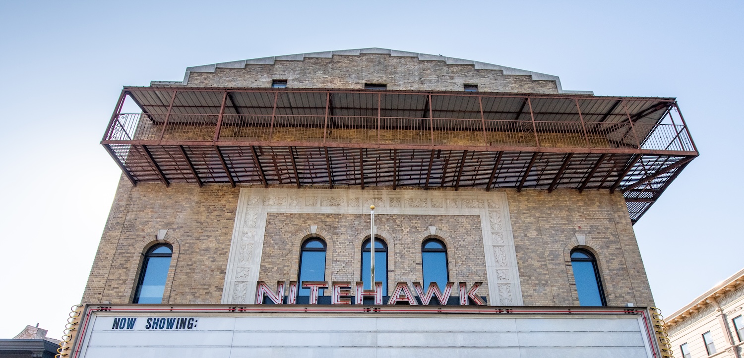 The Nitehawk movie theater is closed during the COVID-19 outbreak next to Prospect Park in Brooklyn on May 10, 2020 in New York City. COVID-19 has spread to most countries around the world, claiming over 283,000 lives with over 4.1 million infections reported.
