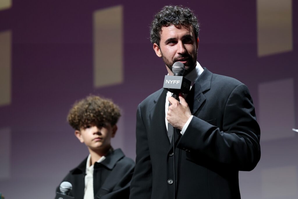 Reggie Absolom and Jordan Firstman speak onstage at the "Club Kid" Intro and Q&A during the 64th New York Film Festival at Alice Tully Hall, Lincoln Center on October 03, 2026 in New York City.