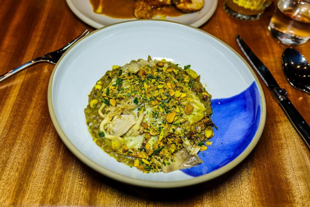 Caraflex muttaikose cabbage, $30, from Top Chef star Rasika Venkatesa's new restaurant Mythily in Williamsburg