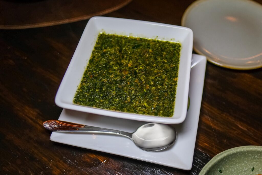 Molokhia, $10, from Sofra in Bay Ridge, Brooklyn